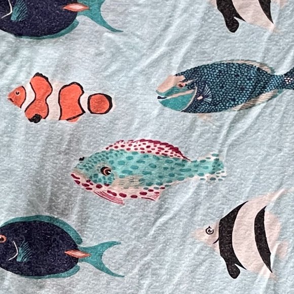 Kickee Pants Baby Footie Pajamas, 3-6 Months, Bamboo, Tropical Fish - Picture 8 of 8